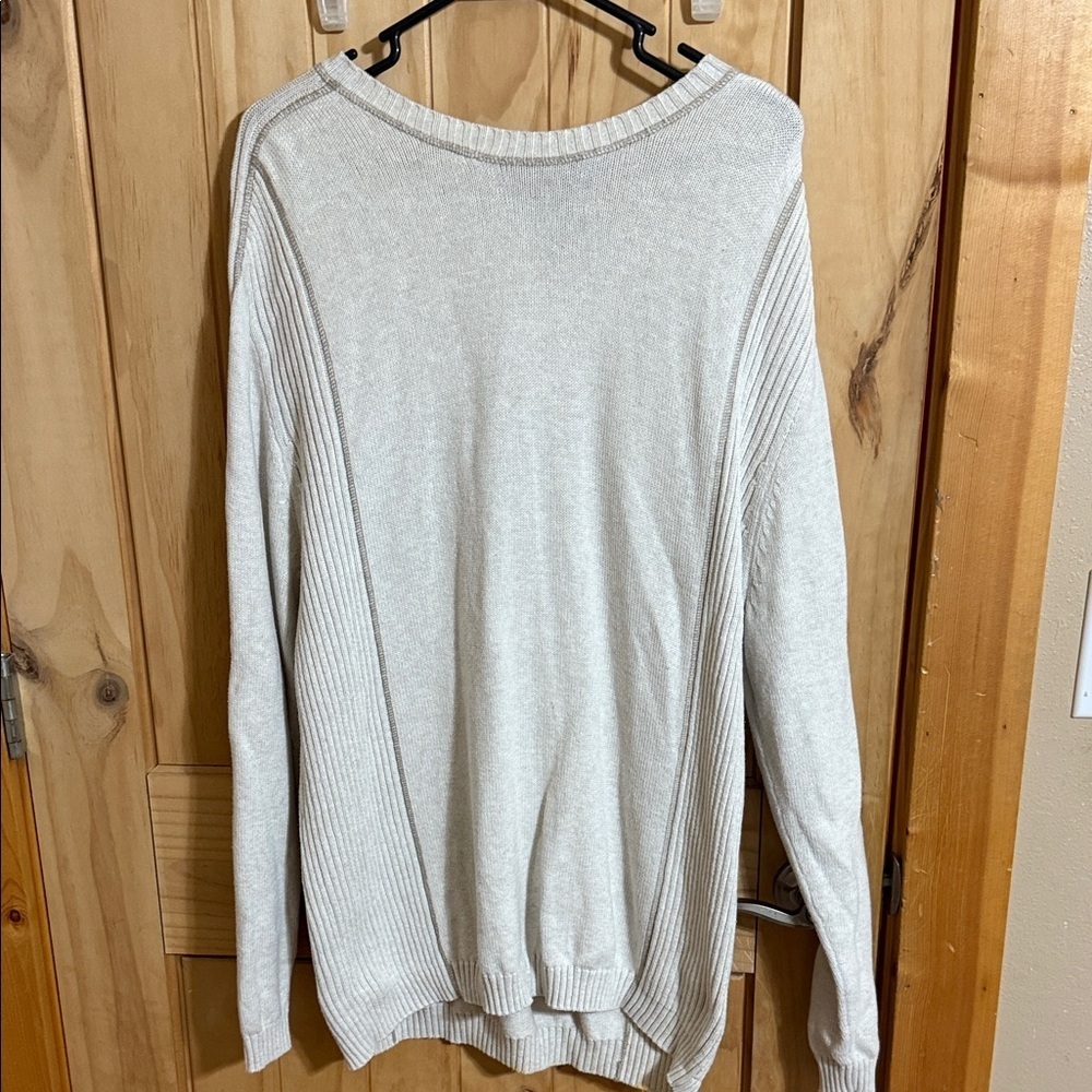 Axcess 100% Cotton Cozy Cream Sweater